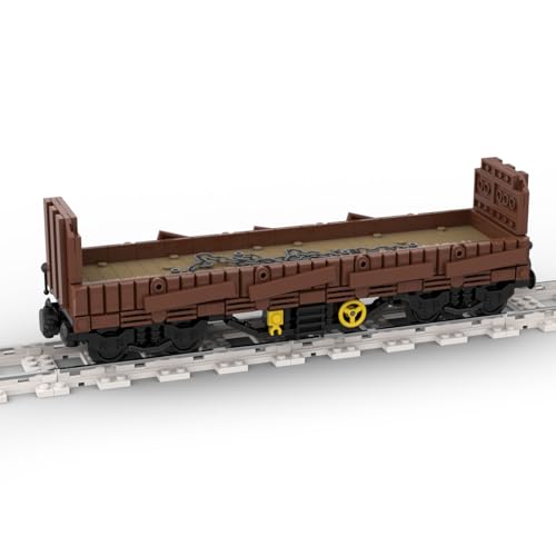 BlocteckToy Zug Bausteine Set, 4-Achsen Stapel Zug Modell Montage Spielzeug Bauklötze Set Kreativ Ornament, Kompatibel mit Großen Marken, MOC-96686 (506 Teile) von BlocteckToy