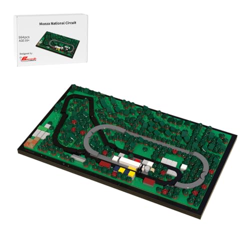 MOC Klemmbausteine Italienisches Straßenszenen Grand Prix Rennstrecken, 964 Teile Historisches Straßenszene Bausteinset, Sammlerstück & Geschenk für Enthusiasten MOC Klemmbausteine Italienisches Straßenszenen Grand Prix Rennstrecken, 964 Teile Historisches Straßenszene Bausteinset, Sammlerstück & Geschenk für Enthusiasten von BlocteckToy