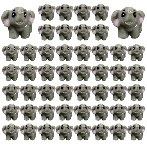 Blogiiup Miniaturtiere, 50pcs Mini Harztiere Cartoon entzückende Miniatur langlebige Ornament für DIY Craft Micro Landscape Garden, Mini -Figuren, Elefant Blogiiup Miniaturtiere, 50pcs Mini Harztiere Cartoon entzückende Miniatur langlebige Ornament für DIY Craft Micro Landscape Garden, Mini -Figuren, Elefant von Blogiiup