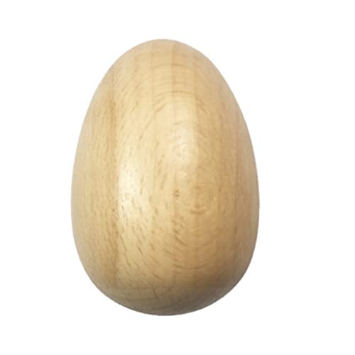 Blogiiup Musikalische Eierschüttler, Holzschüttler Musical Percussion Instrument Holzunterricht Spielzeug für Babykinder, Ostern von Blogiiup