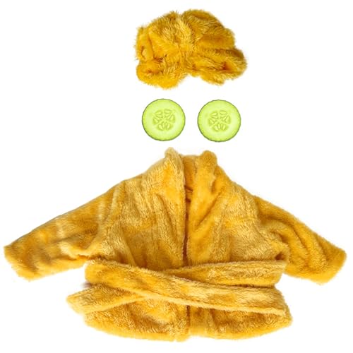 Blogiiup Outfits, Gäste Outfits im des Halleween -Veranda enthalten Bademantel -Hut und Gurken -Augenmaske für die Rasendekoration im Freien Freien, Kleidung von Blogiiup