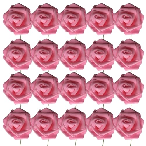 Blumenkuchentopper, 20 Prozent Schaum Rose Blumenkuchen -Topper mit Stiel für Hochzeitsmüttertag Valentinstag, Blumen, Blumen Blumenkuchentopper, 20 Prozent Schaum Rose Blumenkuchen -Topper mit Stiel für Hochzeitsmüttertag Valentinstag, Blumen, Blumen von Blogiiup