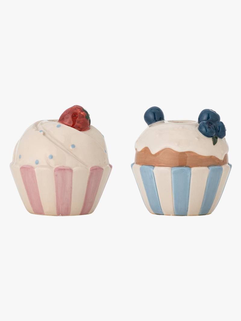 Bloomingville Chip Kerzenhalter Muffin, Mehrfarbig von Bloomingville