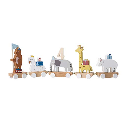 Bloomingville Deko Kinder Geburtstagszug, mehfarbig, 82046850 von Bloomingville