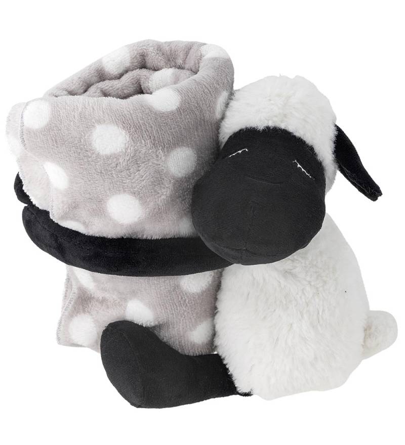 Bloomingville Kuscheltier m. Decke - 25 cm - Transportwagen - We - Bloomingville - One Size - Kuscheltiere von Bloomingville