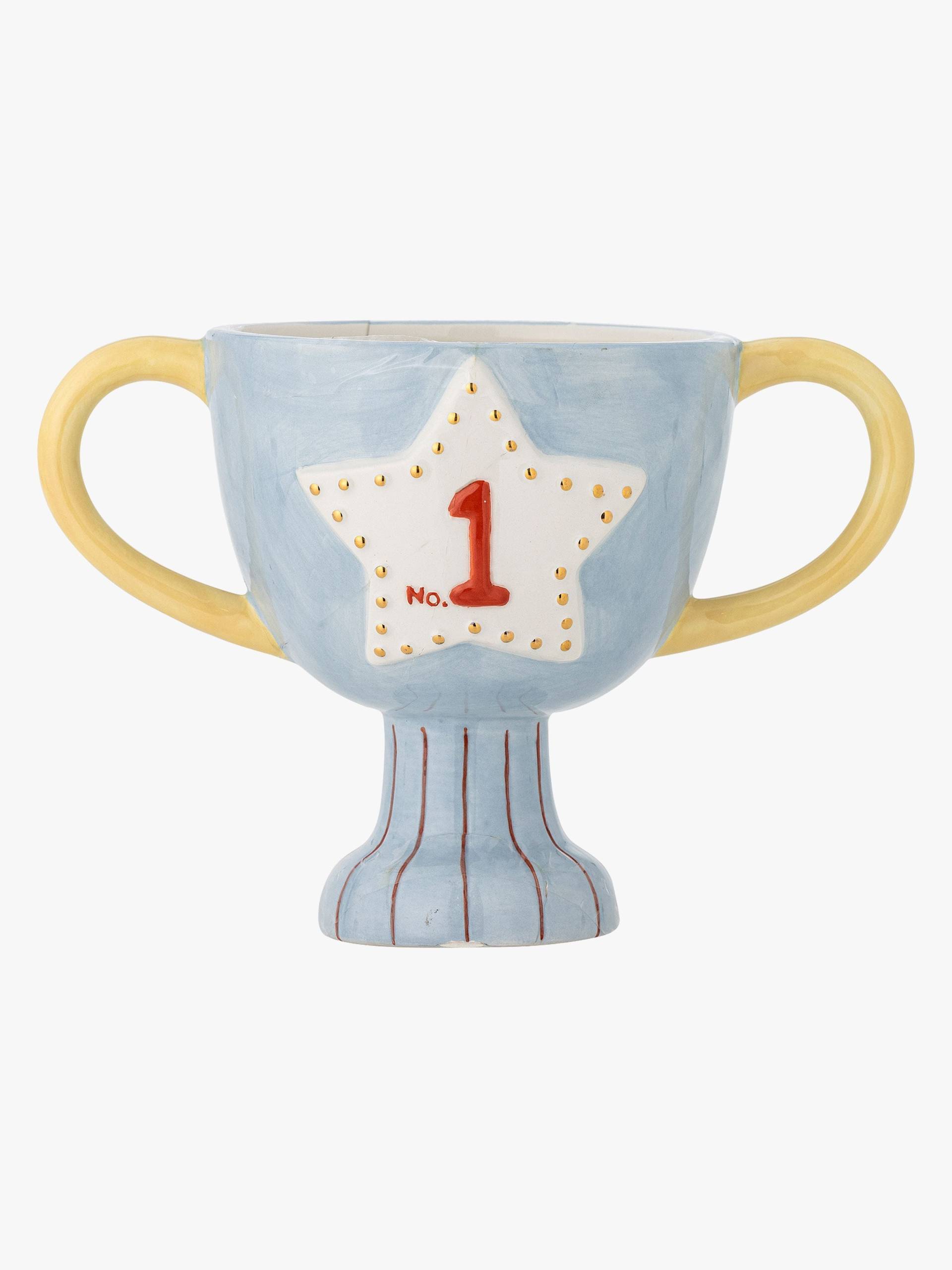 Bloomingville MINI, Trophy Blumentopf Keramik, Mehrfarbig von Bloomingville