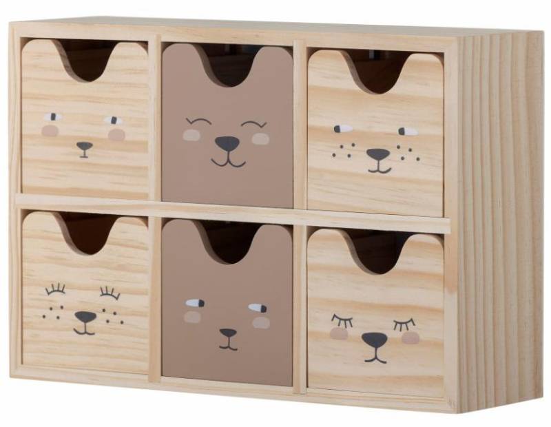 Bloomingville MINI Calle Aufbewahrungsbox, Natur von Bloomingville