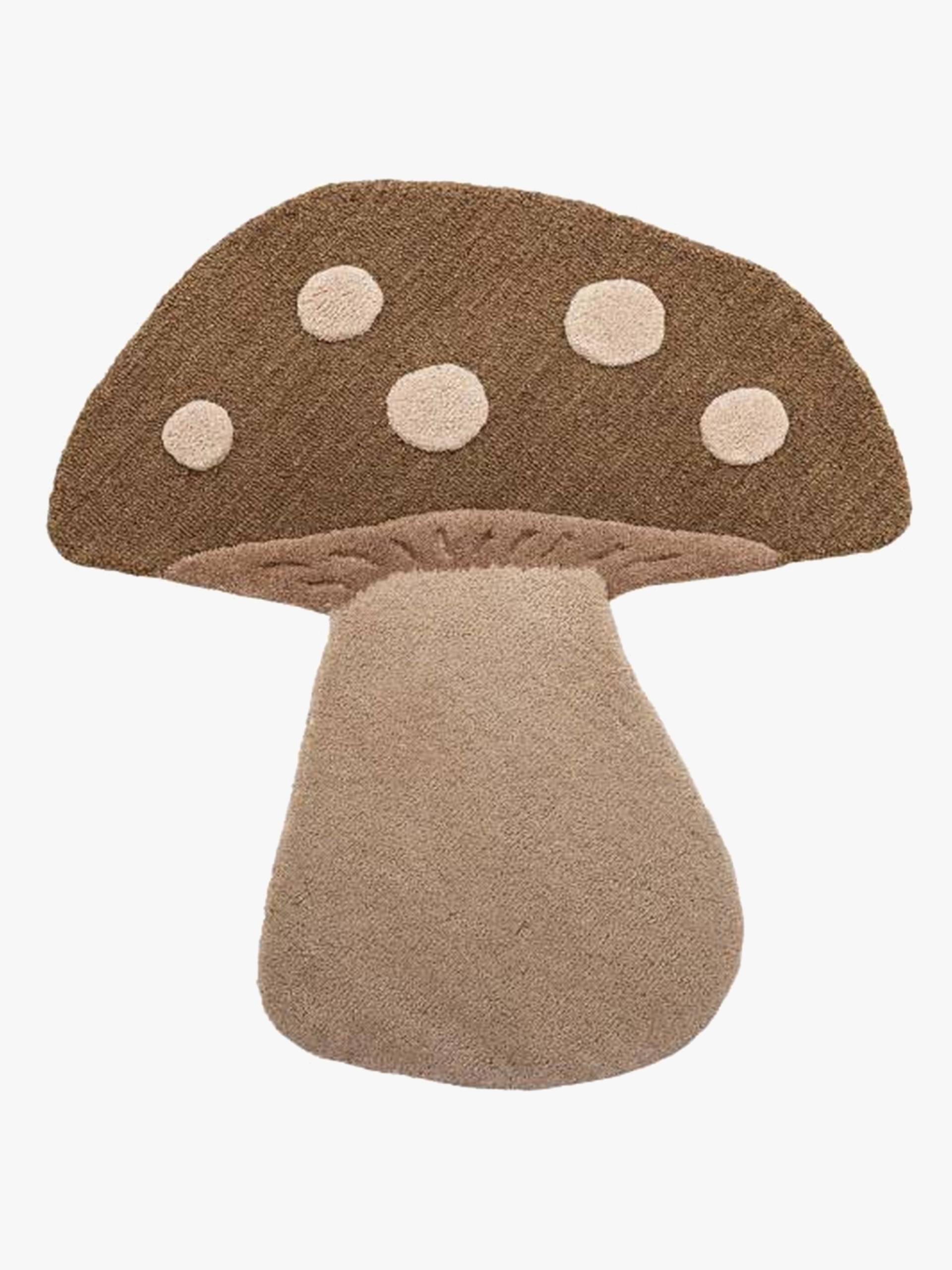 Bloomingville MINI Mushroom Teppich 90 x 85 cm, Braun Bloomingville MINI Mushroom Teppich 90 x 85 cm, Braun von Bloomingville