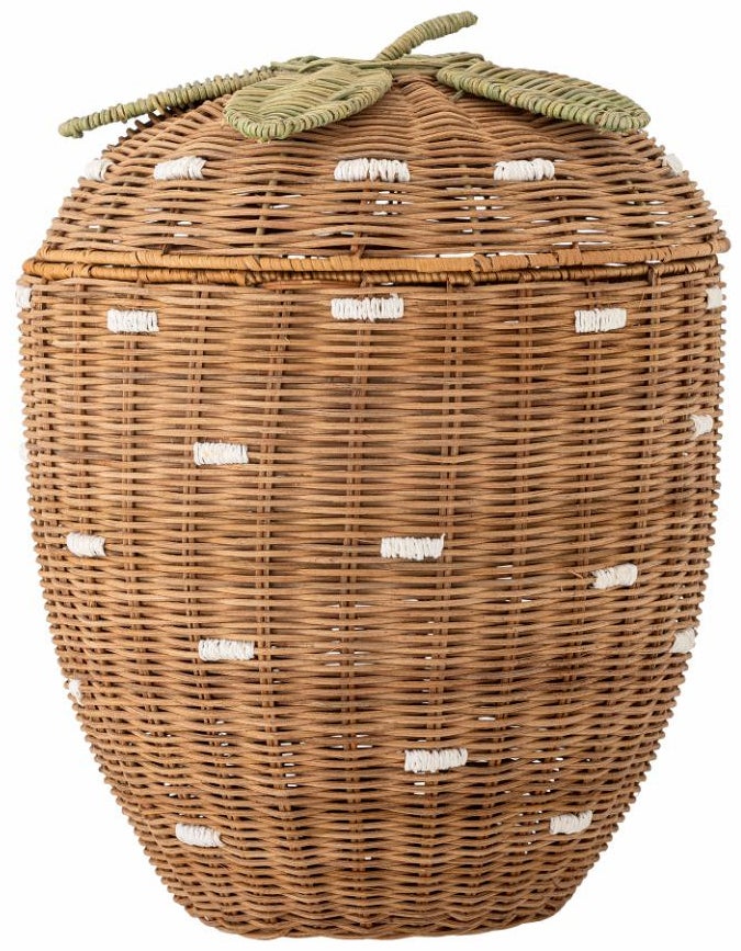 Bloomingville MINI Pelino Aufbewahrungskorb mit Deckel, Braun Bloomingville MINI Pelino Aufbewahrungskorb mit Deckel, Braun von Bloomingville