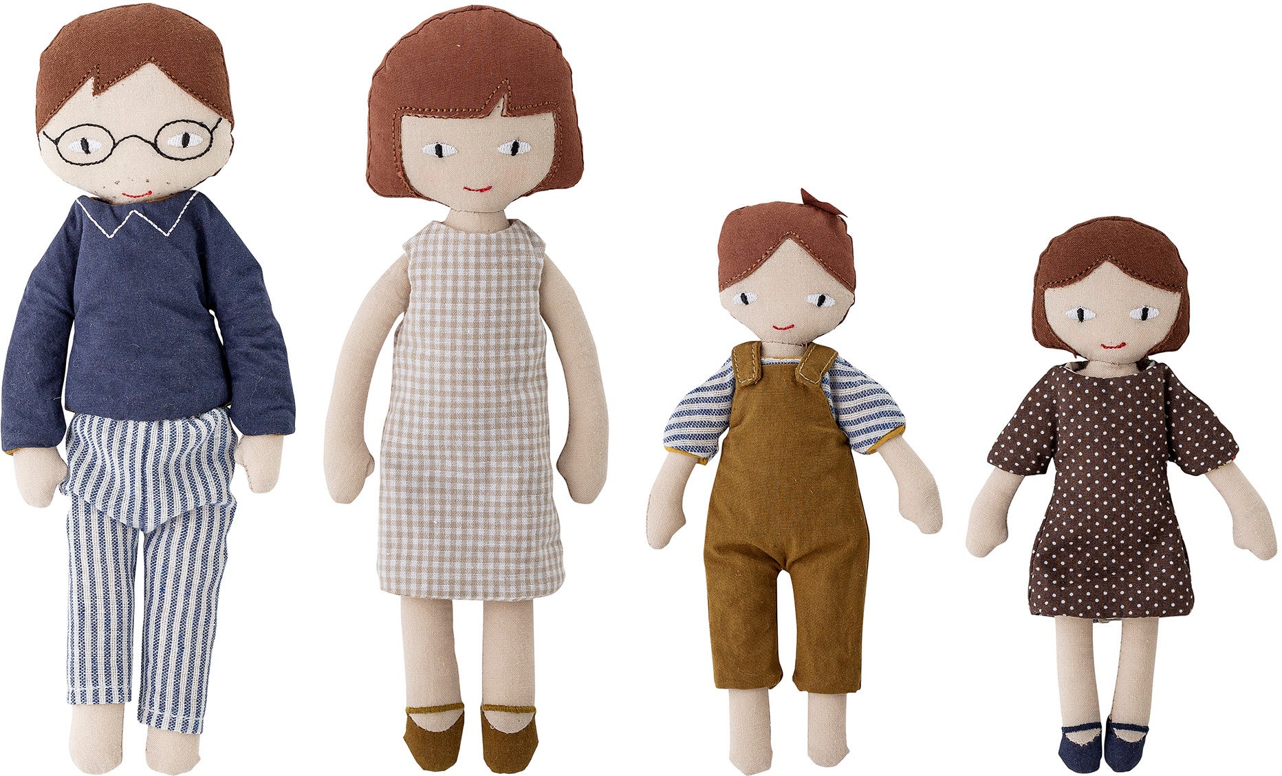 Bloomingville MINI Puppen Familie Webster 4 Teile von Bloomingville