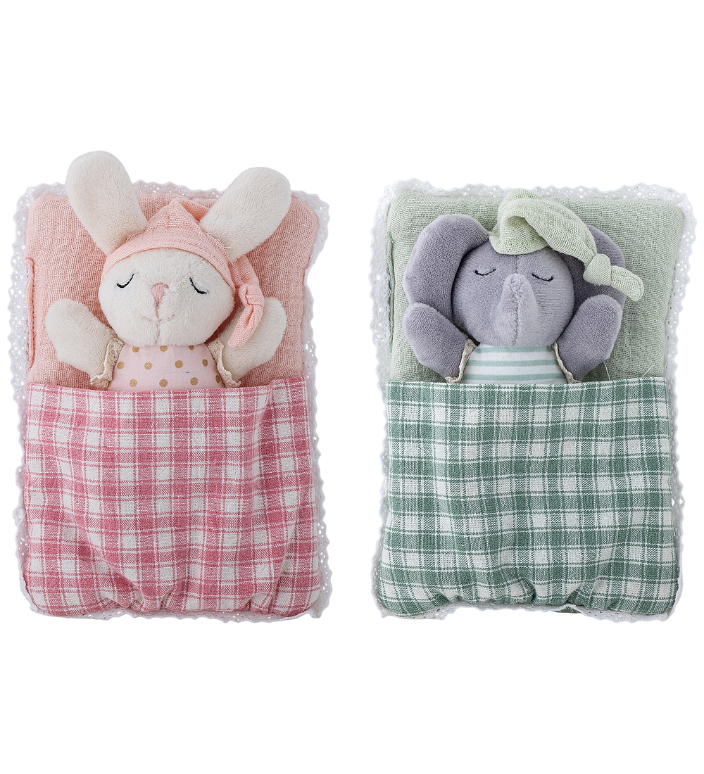 Bloomingville Puppe - 15 cm - Elie - Rosa/Grün - Bloomingville - One Size - Puppen Bloomingville Puppe - 15 cm - Elie - Rosa/Grün - Bloomingville - One Size - Puppen von Bloomingville