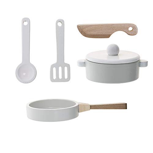 Bloomingville Spielset, weiß, Schimabaum Holz, 5er Set Bloomingville Spielset, weiß, Schimabaum Holz, 5er Set von Bloomingville