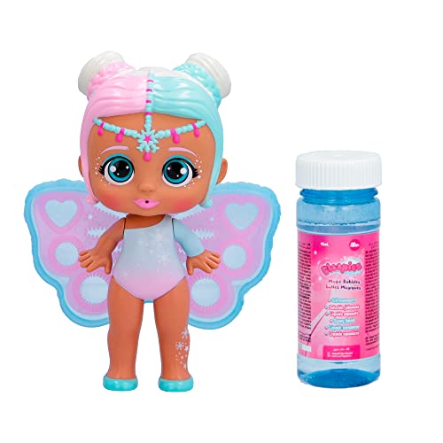 BLOOPIES Magic Bubbles Clodett, Sammlerfeenpuppe, die Wasser spritzt und mit ihren Flügeln, Bad und Wasserspielzeug magische Blasen macht, für Mädchen und Jungen ab 18 Monaten von Bloopies