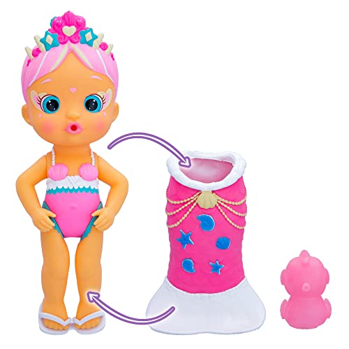 BLOOPIES Meerjungfrauen Magic Tails Mimi I Meerjungfrauen Puppe mit Abnehmbarer Schwanzflosse und Wasserfreund; Wasser Spritzen und Blasen Machen – Badespaß für Kinder ab 18 Monaten. BLOOPIES Meerjungfrauen Magic Tails Mimi I Meerjungfrauen Puppe mit Abnehmbarer Schwanzflosse und Wasserfreund; Wasser Spritzen und Blasen Machen – Badespaß für Kinder ab 18 Monaten. von Bloopies