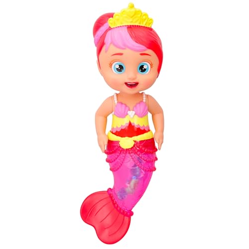 BLOOPIES Shimmer Mermaids Taylor – Sammlerstück Bad- und Wasserspielzeug Eine Meerjungfrau, die Wasser spritzt und Blasen Macht! Geschenk Spielzeug für Mädchen und Jungen ab 18 Monaten von Bloopies