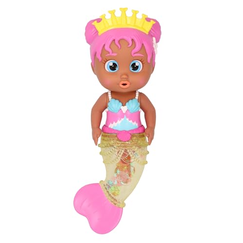 Bloopies Shimmer Mermaids Julia – Sammlerstück Bad- und Wasserspielzeug Eine Meerjungfrau, die Wasser spritzt und Blasen Macht! Geschenk Spielzeug für Mädchen und Jungen ab 18 Monaten von Bloopies