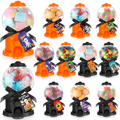 Blosssound Mini-Gumball-Maschine, 9,5 cm, Süßigkeitenhalter, Spender, Süßigkeitenbox mit Kartenband, für Halloween, Weihnachten, Geburtstag, Hochzeit, Babyparty, Preise, Geschenk, Partygeschenk Blosssound Mini-Gumball-Maschine, 9,5 cm, Süßigkeitenhalter, Spender, Süßigkeitenbox mit Kartenband, für Halloween, Weihnachten, Geburtstag, Hochzeit, Babyparty, Preise, Geschenk, Partygeschenk von Blosssound