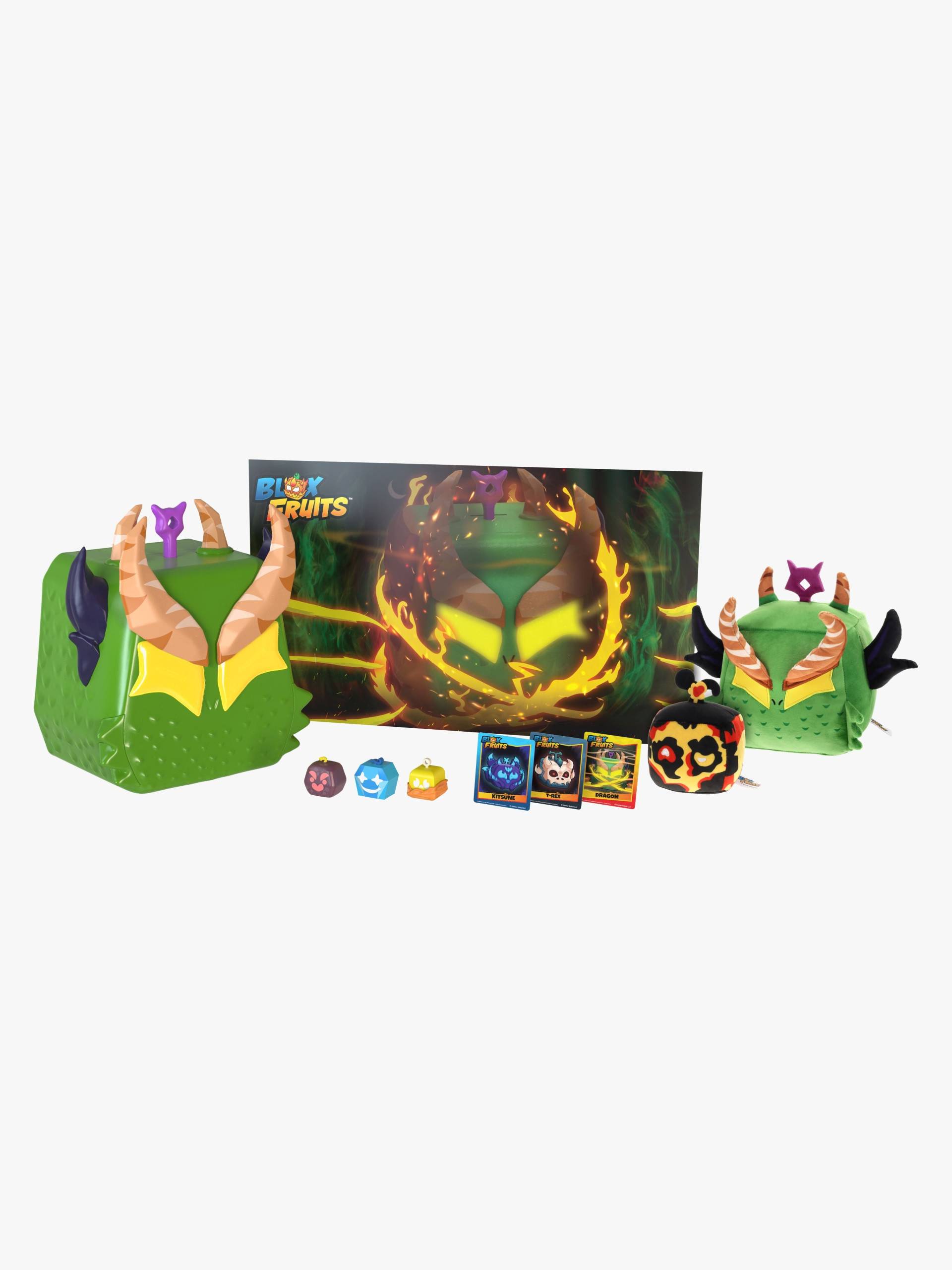 Blox Fruits Ultimate Dragon Bundle Plüschspielzeug, Grün Blox Fruits Ultimate Dragon Bundle Plüschspielzeug, Grün von Blox Fruits