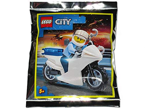 LEGO City Polizist und Motorrad Folien Pack Set 952001 (Beutel) von Blue Ocean