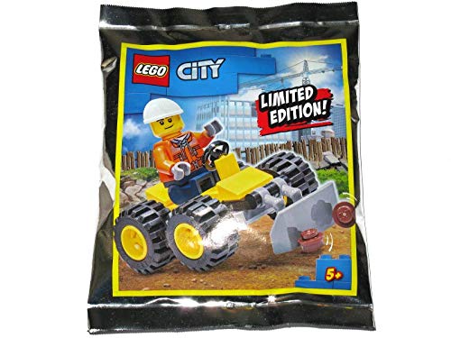 Blue Ocean LEGO City Bauarbeiter mit Bulldozer Folienpack-Set 952003 (Beutel) von Blue Ocean