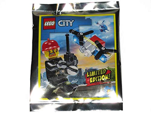 Blue Ocean Lego City Feuerwehrmann mit Drohne Folienpaket Set 952002 (Beutel) von BLUE OCEAN