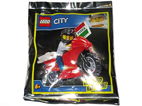 Blue Ocean LEGO City Pizza Delivery Guy Minifigur Promo Folie Pack Set 951909 von Blue Ocean