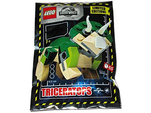 LEGO Jurassic World Triceratops Folienpack-Set 122006 (Beutel) von Blue Ocean