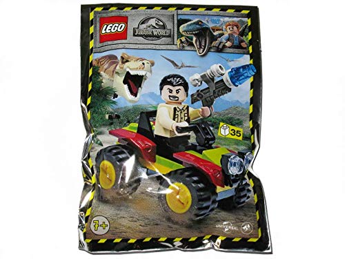 Lego Jurassic World Vic Hoskins mit Buggy Folien-Pack-Set 122009 verpackt von Blue Ocean