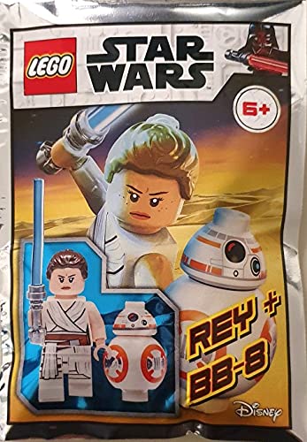Blue Ocean LEGO Star Wars Rey und BB-8 Minifigur Folienpaket Set 912173 von Blue Ocean