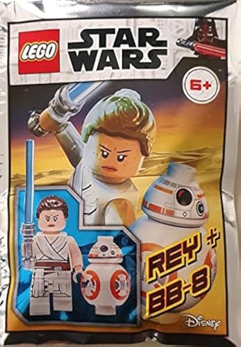 Blue Ocean LEGO Star Wars Rey und BB-8 Minifigur Folienpaket Set 912173 von Blue Ocean