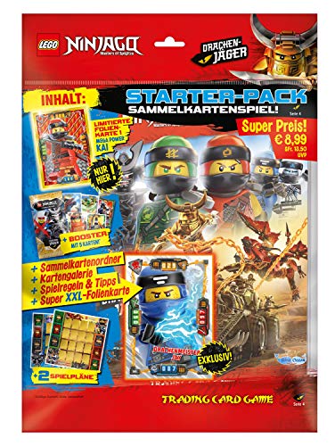Top Media 180316 - Lego Ninjago Serie IV, Starterpack, Sammelordner, 1 Booster, limitierte Goldkarte und XXL Karte von Top Media