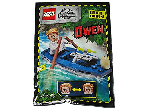 LEGO Jurassic World Owen mit Kajak und Raptoreier Folienpaket 122007 (Beutel) von Blue Ocean
