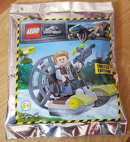 LEGO Jurassic World Owen mit Luftboot Folienpaket Set 12220 (Beutel) von Blue Ocean