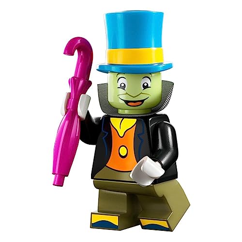 LEGO Minifiguren Disney 100 - Wähle 1 von 18 verschiedenen Figuren 71038 (Jiminy Cricket mit Regenschirm) von Blue Ocean