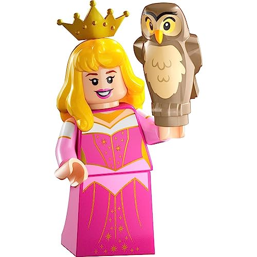 LEGO Minifiguren Disney 100 - Wähle 1 von 18 verschiedenen Figuren 71038 (Prinzessin Aurora mit Eule) von Blue Ocean