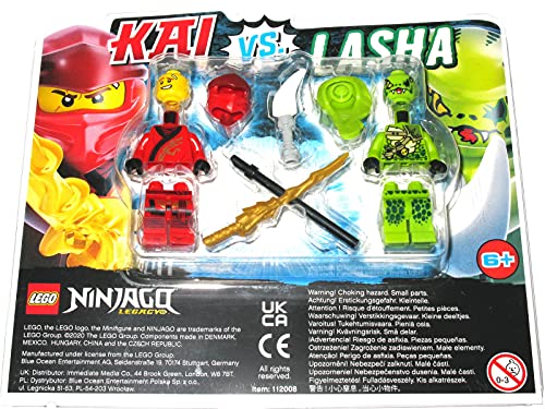 LEGO Ninjago Kai vs Lasha Minifigur Blister Pack Set 112008 von Blue Ocean