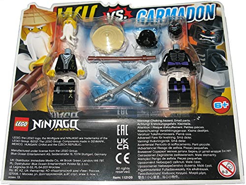 Lego Ninjago Wu vs. Garmadon Minifigur Blister Pack Set 112109 Doppelpack von Blue Ocean