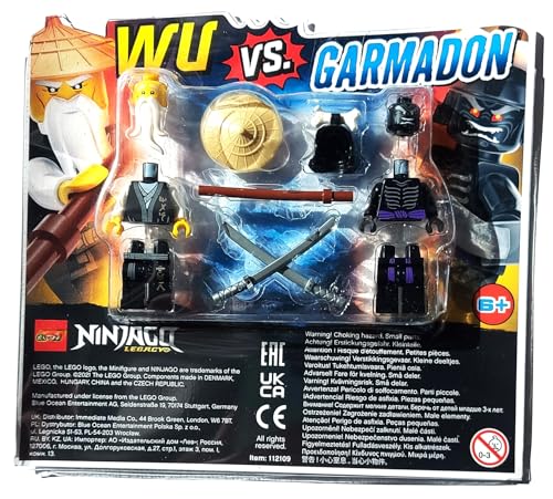 Lego Ninjago Wu vs. Garmadon Minifigur Blister Pack Set 112109 Doppelpack von Blue Ocean