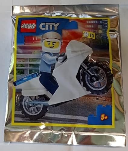 Lego City Polizist Minifigur und Motorrad Folienpaket Set 952103 Lego City Polizist Minifigur und Motorrad Folienpaket Set 952103 von Blue Ocean