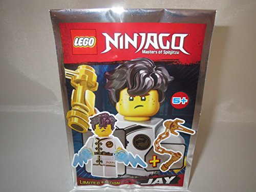 LEGO Ninjago Ninja Figur Jay mit Morgenstern und 2 Blitzen - Meister des Blitzes - Limited Edition - 891833 - Polybag - LEGO Ninjago Ninja Figur Jay mit Morgenstern und 2 Blitzen - Meister des Blitzes - Limited Edition - 891833 - Polybag - von LEGO