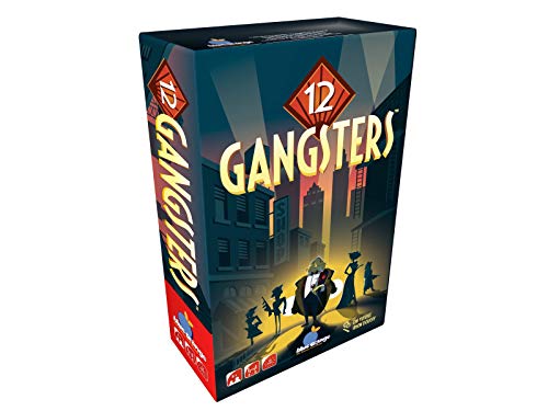 Blue Orange | 12 Gangsters | Familienspiel | Kartenspiel | 3-6 Spieler | Ab 8+ Jahren | 15+ Minuten | Deutsch | Mehrsprachig von Blue Orange