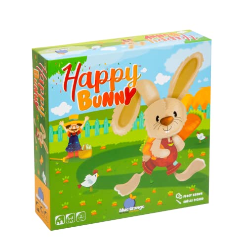 Asmodee | Blue Orange | Happy Bunny | Kinderspiel | Brettspiel | 1-4 Spieler | Ab 3+ Jahren | 15+ Minuten | Deutsch | Mehrsprachig von Blue Orange