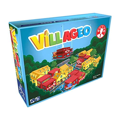 Blue Orange, Villageo, Familienspiel, Legespiel, 1 Spieler, Ab 8+ Jahren, 15+ Minuten, Deutsch, Mehrsprachig von Blue Orange