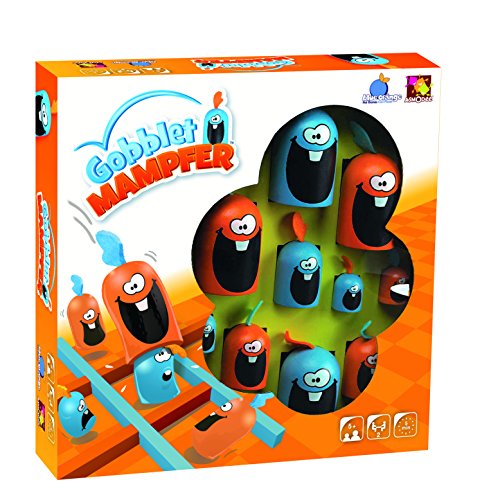 Blue Orange Asmodee Gobblet Mampfer | Kinderspiel | Brettspiel | 2 Spieler | Ab 5+ Jahren | 5+ Minuten | Deutsch | Mehrsprachig von Blue Orange