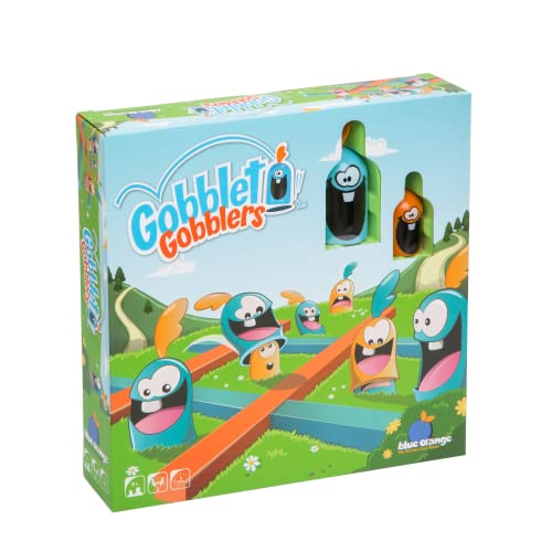 Blue Orange, Gobblet Gobblers, Kinderspiel, Strategiespiel, 2 Spieler, Ab 5+ Jahren, 5 Minuten, Deutsch, Mehrsprachig von Blue Orange