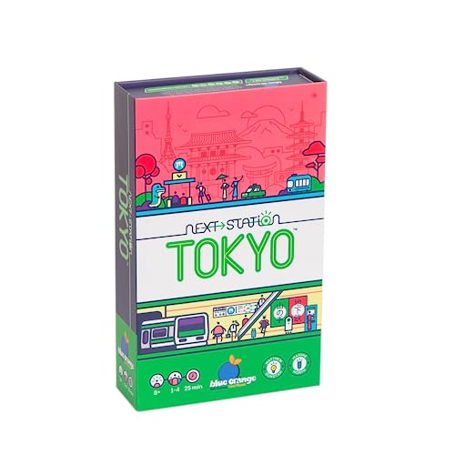 Blue Orange - Next Station Tokio - Gesellschaftsspiel zum Thema Stadt Tokio - Strategiespiel - Multiplayer-Spiel - Gesellschaftsspiele mit Freunden oder Familie - Spiel 8 Jahre und älter von Blue Orange