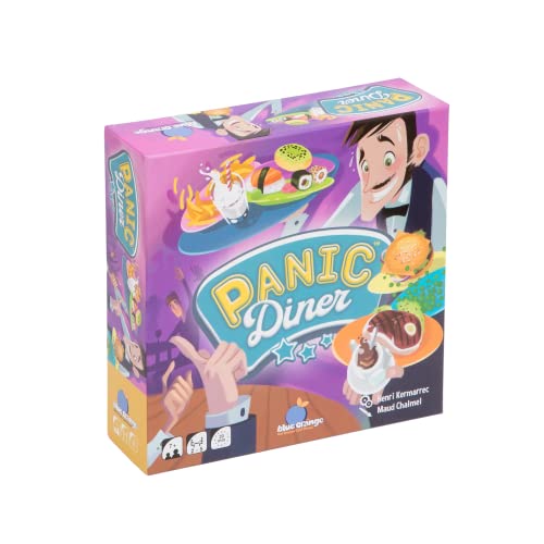 Blue Orange | Panic Diner | Kinderspiel | Reaktionsspiel | 2-5 Spieler | Ab 7+ Jahren | 20+ Minuten | Deutsch | Mehrsprachig von Blue Orange