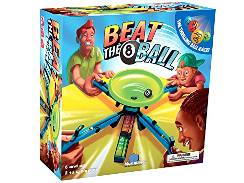 Schlagen Sie das 8-Ball-Action-Fertigkeits-Party-Spiel – Kinder, Familie oder Erwachsene, aktives Partyspiel von Blue Orange Games für 2 bis 4 Spieler, empfohlen ab 6 Jahren von Blue Orange