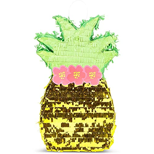 Ananas-Piñata für hawaiianische Luau-Party-Dekorationen, Kindergeburtstag, 41,9 x 25,4 x 7,6 cm Ananas-Piñata für hawaiianische Luau-Party-Dekorationen, Kindergeburtstag, 41,9 x 25,4 x 7,6 cm von Blue Panda