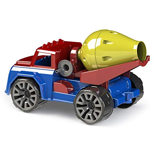 BLUESKY-45201 Bluesky – Truck Net Concrete Spinner – Multicoloured – 45201 – 29 cm – Beach Game for Children from 18 Months von BLUE SKY